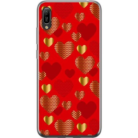 Yhteensopiva Puhelinkuori Huawei Huawei Y6 Pro (2019) GoldenHearts
