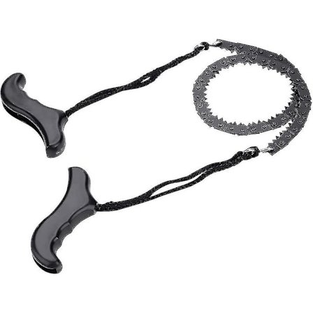 Camping fickkedjesåg fickkedjesåg handkedjesåg med stålhandtag bladbyte för överlevnadsutrustning, camping, jakt