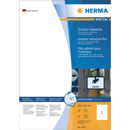 Herma Special Outdoor Klebefolie - filmetiketter - 10 stk - A4