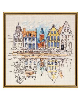 Broderikit Billede Farvet by - Abris Art