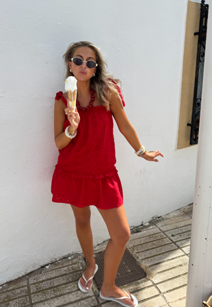 BUBBLEROOM Broderie Anglaise Skirt Vaatteet