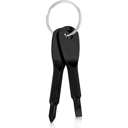 Mini Nøkkelring Skrutrekker, 2 stk Bærbare Phillips Skrutrekkere, Mu