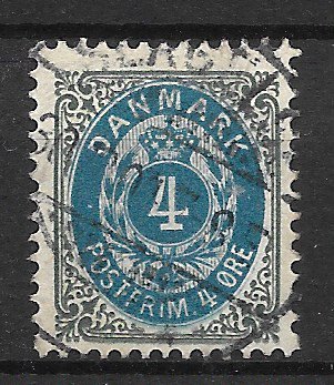 Danmark 1902 - AFA 23Cy - Stemplet