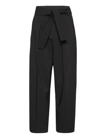 Zellaiw Belt Pant Vide Bukser Sort InWear