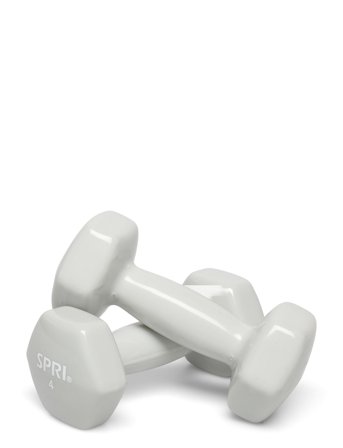 Spri Spri Dumbbell Vinyl 1,8Kg/4Lb Pair - White - 1.8KG