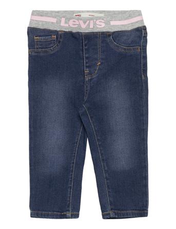 Lvg Rib Pullon Skinny Baby Trousers Blå Levi's