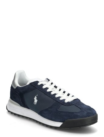 Polo Ralph Lauren Varick Suede & Oxford Sneaker - Navy - 42