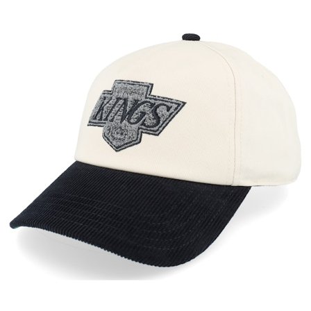 American Needle - Los Angeles Kings Burnett Cream/Black Adjustable Adjustable Beige Cap - NHL @ Hatstore