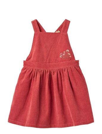 Wheat Pinafore Agnes - Red - 128