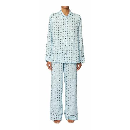 Chiara Ferragni Collection, Pajamas Logomania Blauw, Dames, Maat:M,Viscose