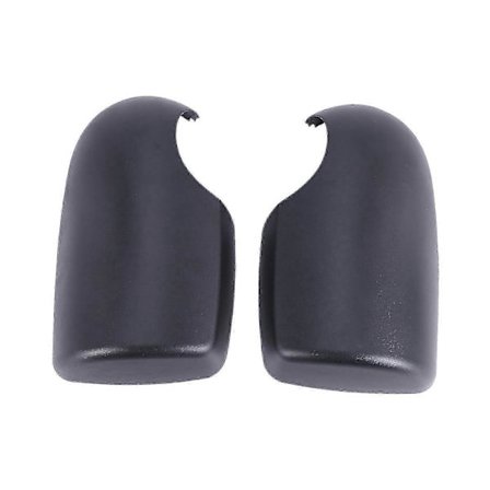 Passagerarsidans Spegelkåpor ABS Svart för Ford Transit MK6 MK7 2000-2014 2ST V+H-Bra