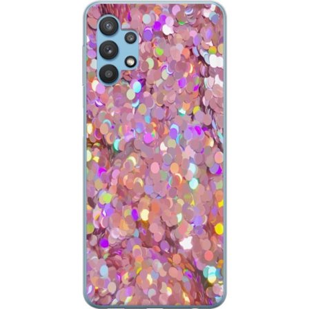 Yhteensopiva Puhelinkuori Samsung Samsung Galaxy A32 5G Pinkki glitteri