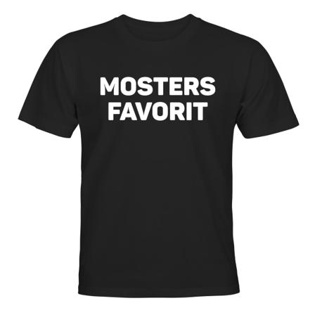 Mosters favorit - T-SHIRT - BØRN sort Svart - 96 / 104