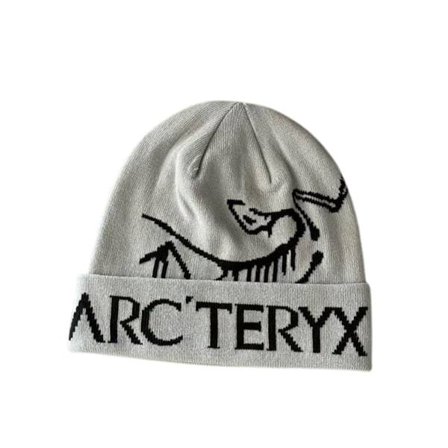 Arcteryx Bird Head Svart Mössa Ljusgrå
