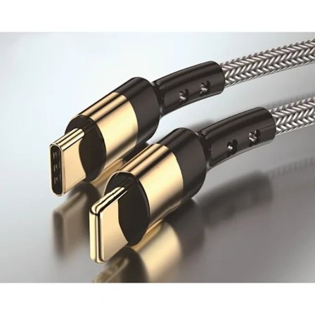 2-pakkaus Erittäin Vahva Latauskaapeli iPhone KULTA 2 Metriä