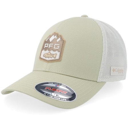 Columbia - Vert trucker Casquette - Pfg Patch Mesh Ball Cap Serpentine Fel Trucker @ Hatstore