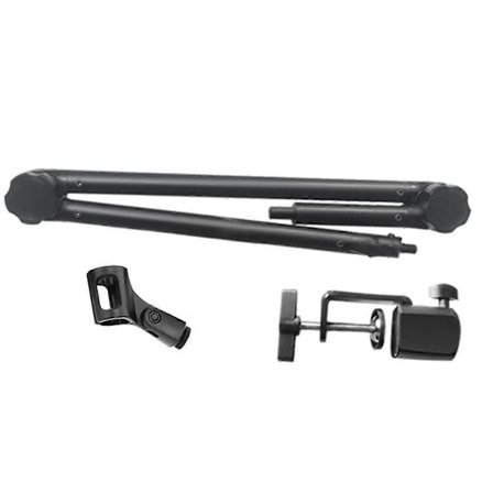 Mikrofoniteline Säädettävä Raskas Jousitus Saksi Puomi Varsi Pidike Mikrofonikiinnike USB Kondensoi