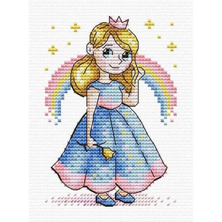 Broderikit MP Studia "Prinsessa" 9x13 cm
