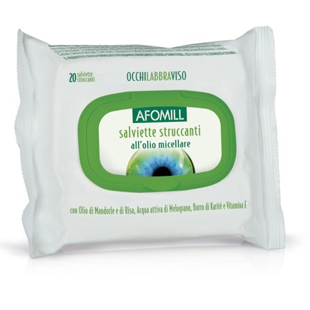 Afomill Salviette Struccanti Olio Micellare