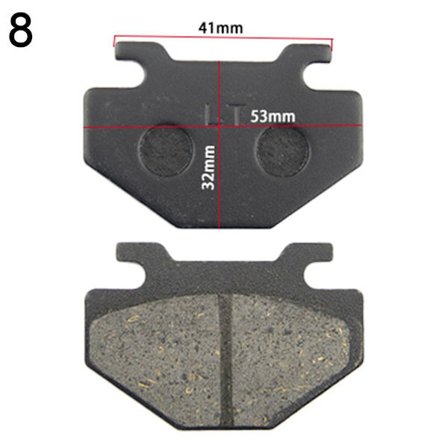 Cykel Bromsbelägg Scooter Bromsskiva 8 8