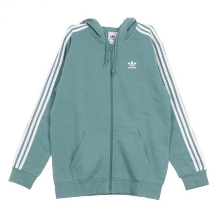 Adidas, Hooded Sweatshirt 3-Stripes FZ Niebieski, Mężczyzna, Rozmiar: L