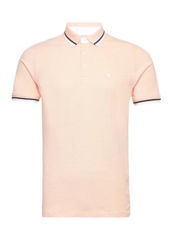 Jjepaulos Polo Ss Noos Polos Short-sleeved Korall Jack & J S*Betinget Tilbud