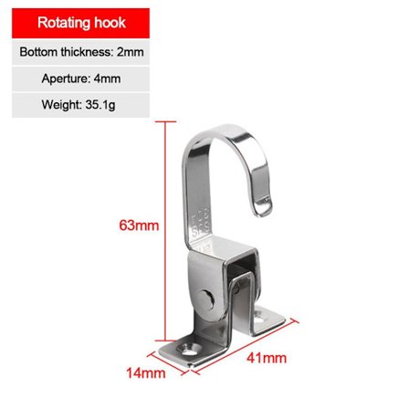 1 kpl Seinäkoukku Kattokiinnike Ripustin KÄÄNTÖKOUKKU KÄÄNTÖKOUKKU