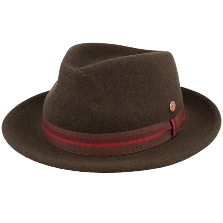 Mayser - Brown - fedora - Hat - Maleo Trekking Brown Fedora - Hatstore
