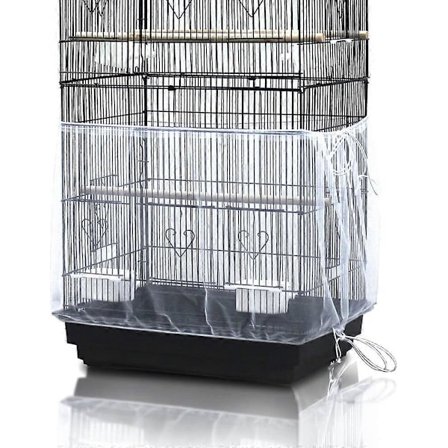 Universal Fuglebur Seedfangstnet Papegøje Bur Skørt Bur