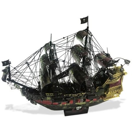 Model Building Kits The Queen Anne's Revenge 3D Metal Puzzle DIY Legetøj Stiksav Hjem Dekoration Teenagere