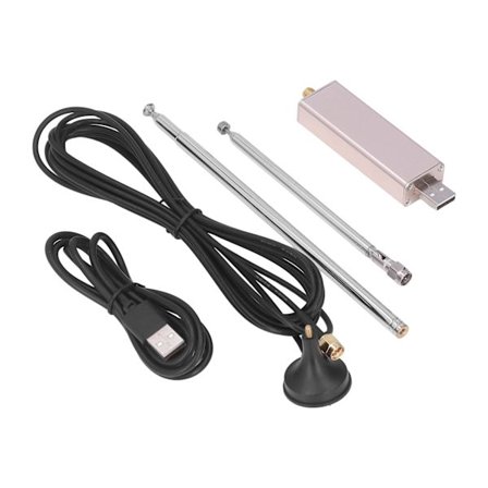 RTL SDR USB-vastaanotin RTL2832U R820T2 100KHz‐1.7GHz Täyden kaistan elektroninen komponentti