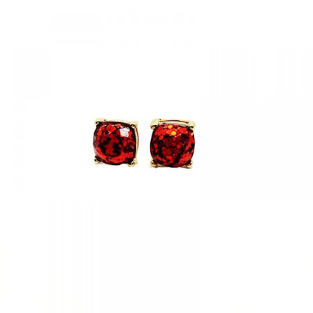 Symphony Star Effect Stud Earrings Multicolor Simple Fashion Stud Earrings(Bloody Hot)