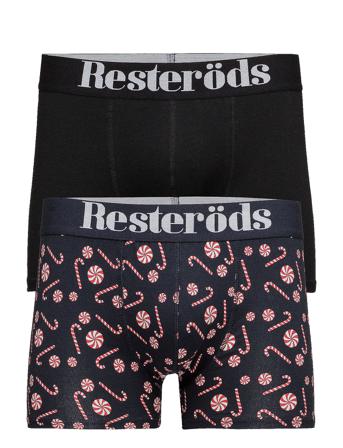 Resteröds 2 Pack Gunnar Boxer Black Resteröds