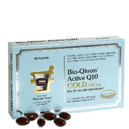Pharma Nord Bio-Qinon Active Q10 Gold 100 mg 60 kapsler