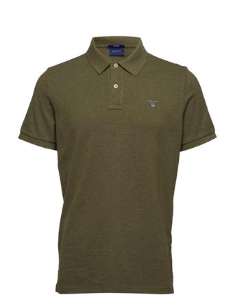 Original Pique Ss Rugger Polos Short-sleeved Beige GANT