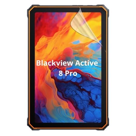 Beskyttelsesglas - Phonillico - Blackview Active 8 Pro - Pakke med 2 - Modstandsdygtig Plastfilm - Ultra Tynd