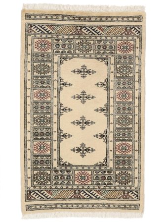 Oriental Pakistan Bokhara 2Ply Rug 77X122 Orange/Beige Wool, Pakistan