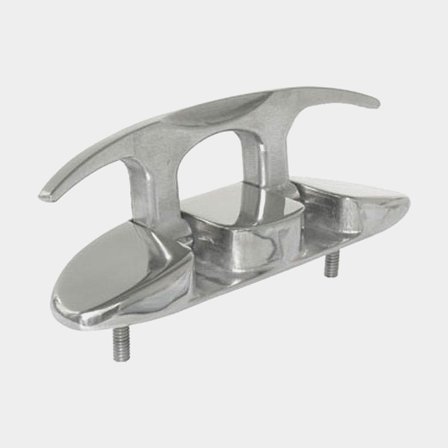 Cunho / cabeço rebatível para barco, aço inoxidável, 172 mm, (C/C) 115 mm
