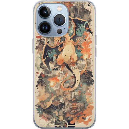 Kompatibelt Mobilskal till Apple Apple iPhone 13 Pro Drake med eldvingar