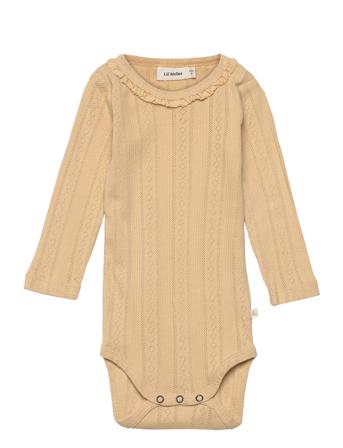 Nbfsafran Ls Slim Body Ju2 Lil Beige Lil'Atelier