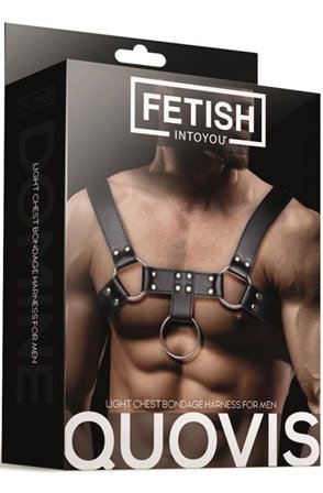 Fetisch Quovis leichtes Brust-Bondagegeschirr
