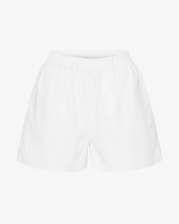 Women Organic Twill Shorts - Optical White XS
