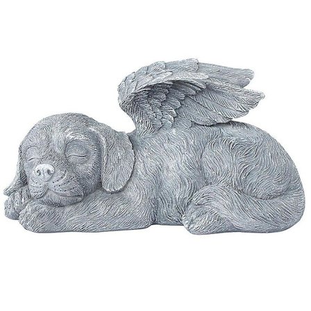 Kjæledyrsouvenirer, Resin Tegneserie Engel Hund og Katte Vinge Ornamenter, Gravstein Monument, Hage Hjem