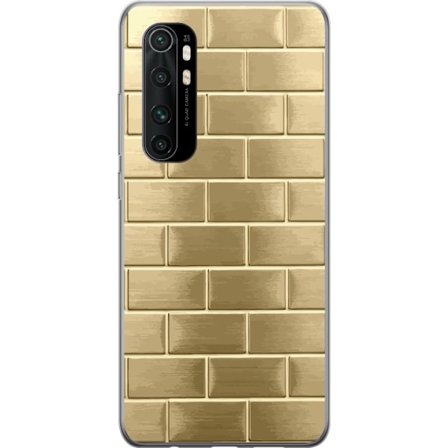 Mobilskal till Xiaomi Mi Note 10 Lite med Gyllene Murstenar