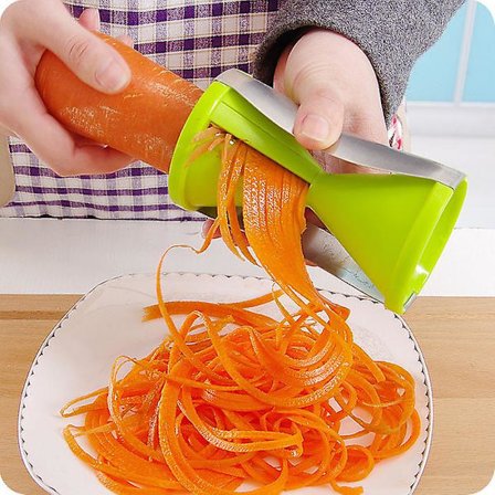 Grøntsagssnitter - Multifunktionel manuel spiralizer spaghetti til