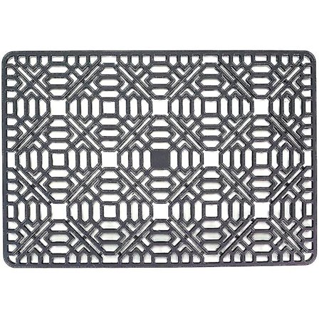 Vaskematte Kjøkkenvask Beskytter Kompatibel Med Bunn, Silikon Grå Sklisikker