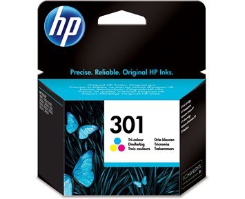 HP-301 Tri-color-HP 301 Trefargepatron-Printing ink, toner & paper-Blekkpatroner