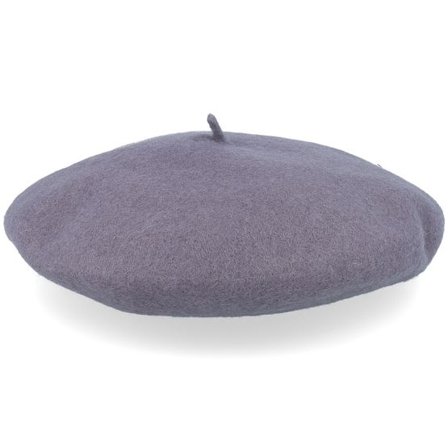 Jaxon & James - Grå traditionalbeanie Hatt - Wool Grey Beret @ Hatstore
