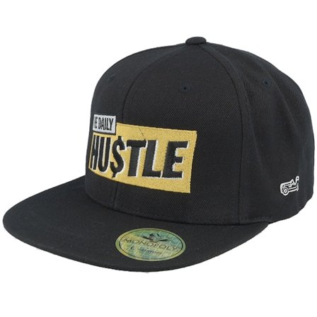Monopoly - Černá snapback Kšiltovka - "The Daily Hustle Car Black Snapback " @ Hatstore