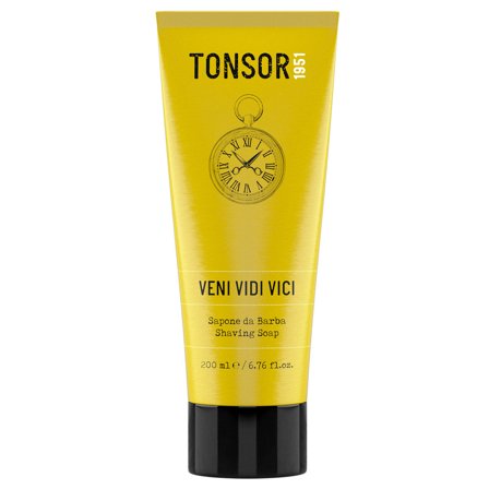 TONSOR1951 Rasatura e Cura della Barba Veni Vidi Vici Sapone Da Barba 200ml - Schiuma per Rasatura